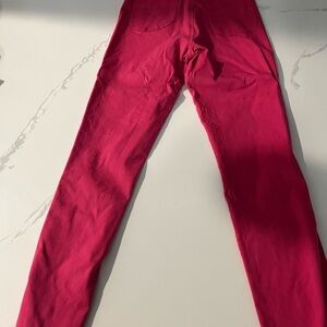 Vibrant Red Skinny Pants